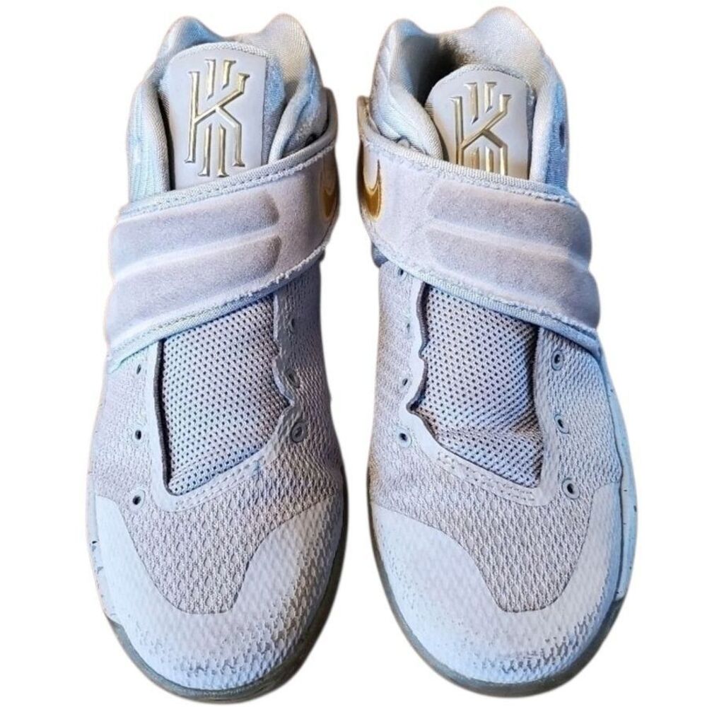 Nike Kyrie 2 Touch Factor Sneakers 6Y Gray Gold Basketball Shoes